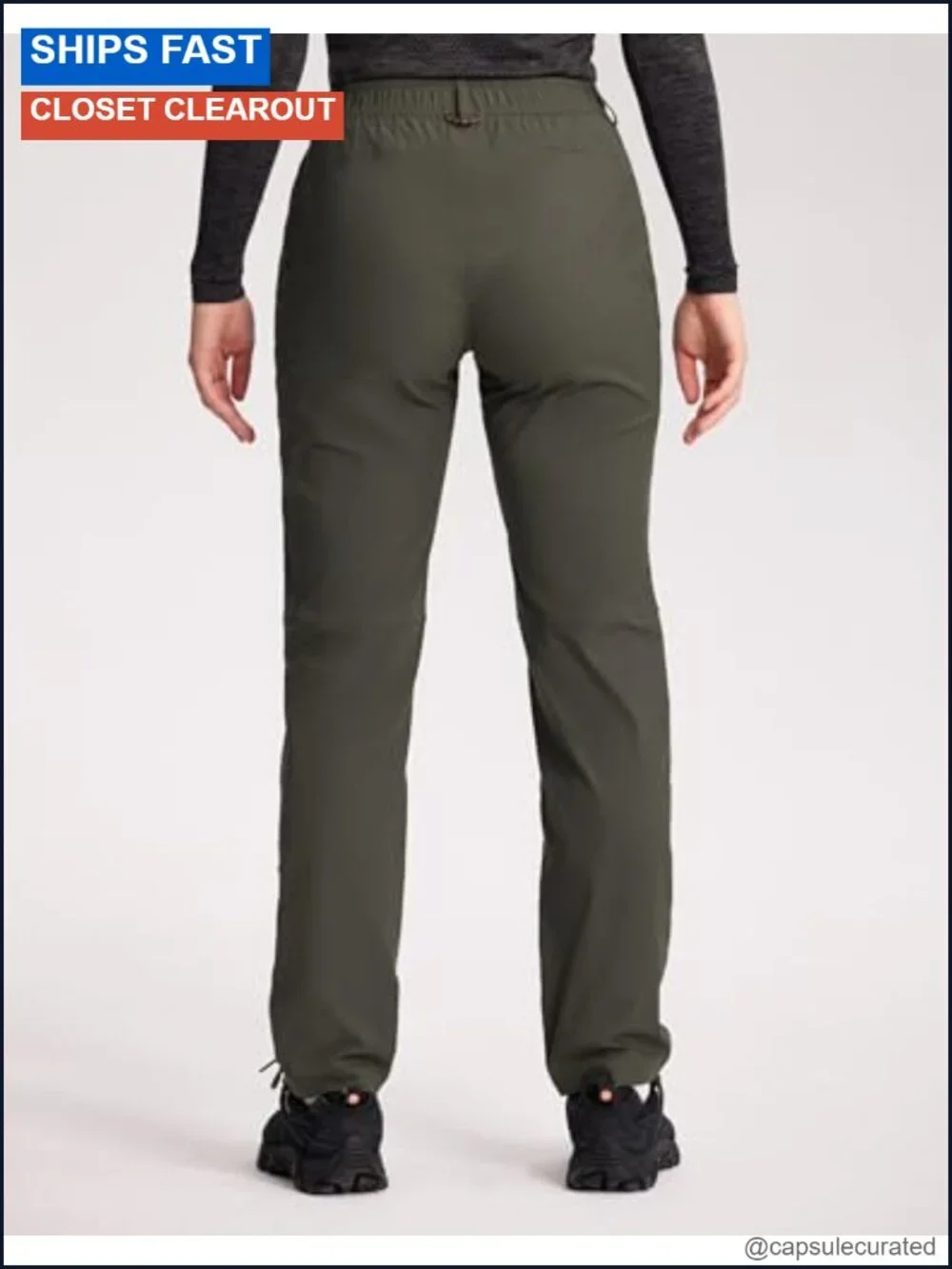 Women's Hiking Cargo Pants - Nylon Quick Dry Stretch